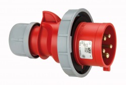 Wtyczka przenośna 32A 5P 400V czerwona IP67 SHARK 0252-6