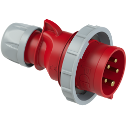 Wtyczka przenośna 16A 5P 400V czerwona IP67 SHARK 0152-6