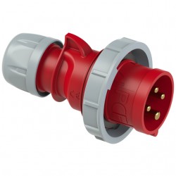 Wtyczka przenośna 32A 4P 400V czerwona IP67 SHARK 0242-6