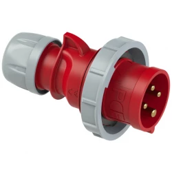 Wtyczka przenośna 32A 4P 400V czerwona IP67 SHARK 0242-6