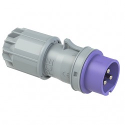Wtyczka przenośna 32A 3P 24V AC fioletowa IP44 TWIST 073V