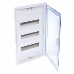 Rozdzielnica modułowa 3x12 podtynkowa IP40 RWN (drzwi transparentne) 602423
