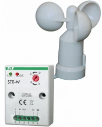 STR-W Czujnik wiatru i przekaźnik 1Z 100-265V AC obudowa natynkowa