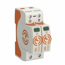 Ogranicznik przepięć C Typ 2 2P 20kA 280V V20-2+FS-280 5095282