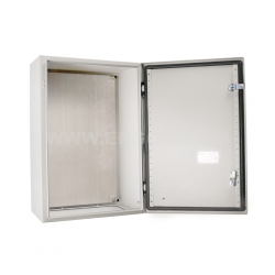 Obudowa metalowa 600x400x220mm IP65 z płytą montażową RN 406021 (RAL 7035) R30RS-01011101600