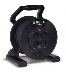 Przedłużacz bębnowy XREEL 30mb H05RR-F 3x2,5 IP20 4xGS 230V 92501T48263