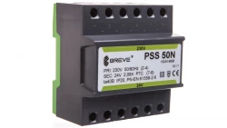 Transformator 1-fazowy modułowy PSS 50N 50VA 230/24V /na szynę/ 16024-9888
