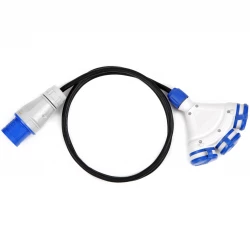Adapter rozgałęźnik CAMPING 16A 3P 3x 230V EXTREM 3X2,5 HO5RR-F 3m IP44 PS-CMP3M/44/3,0M/3X2,5/H05RR-F