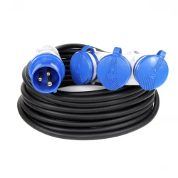 Adapter rozgałęźnik CAMPING 16A 3P 3x 230V EXTREM 3X2,5 HO5RR-F 10m IP44 PS-CMP3M/44/10M/3X2,5/H05RR-F