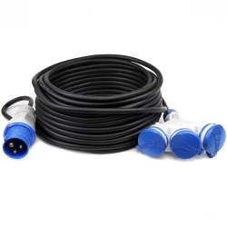 Adapter rozgałęźnik CAMPING 16A 3P 3x 230V EXTREM 3X2,5 HO5RR-F 20m IP44 PS-CMP3M/44/20M/3X2,5/H05RR-F
