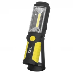 Lampa warsztatowa akumulatorowa LED COB 3W 2,6Ah Li-Ion /+ powerbank, hak, magnes/ LW-1PB