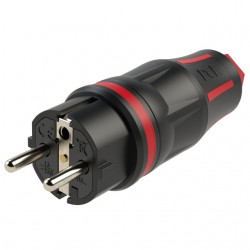 Wtyczka gumowa 16A 230V 3P IP54 TopTaurus2 05721-sr
