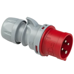 Wtyczka przenośna 32A 4P 400V czerwona IP44 TURBO SHARK 024-6TT