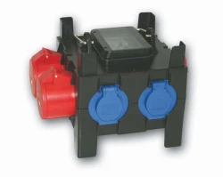 Rozdzielnica przenośna NYSA 2x16A/5P, 3x2P+Z (8 modułów) 9030149W