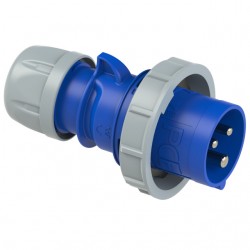 Wtyczka przenośna 16A 3P 230V niebieska IP67 SHARK 0132-6v