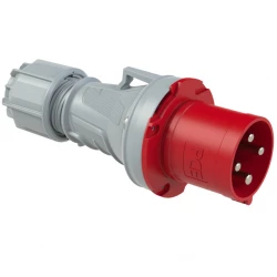 Wtyczka przenośna 63A 4P 400V czerwona IP44 POWER TWIST 0341-6
