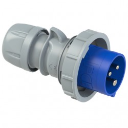 Wtyczka przenośna 16A 3P 230V niebieska IP67 TURBO SHARK 0132-6TTv