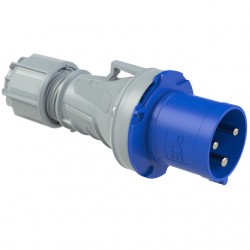 Wtyczka przenośna 63A 3P 230V niebieska IP44 POWER TWIST 0331-6