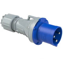 Wtyczka przenośna 63A 3P 230V niebieska IP44 POWER TWIST 0331-6