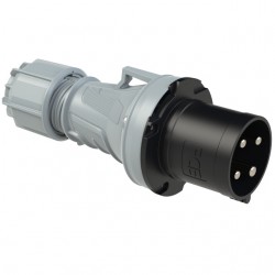 Wtyczka przenośna 63A 4P 690V czarna IP44 POWER TWIST 0341-7