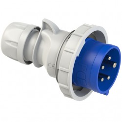 Wtyczka przenośna 32A 5P 230V niebieska IP67 SHARK 0252-9v