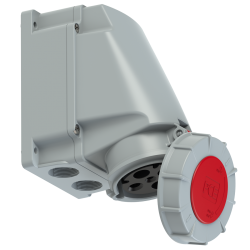 GNIAZDO STAŁE  63A/4 400V IP67 PCE 134-6