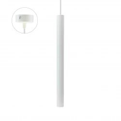 CHLOE SLIM MR11 ZWIESZANA BAZA 250V IP20 40x500+1m kabel BIAŁY regulowany kąt świecenia SLIP005053