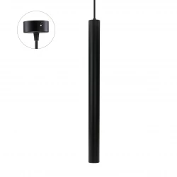 CHLOE SLIM MR11 ZWIESZANA BAZA 250V IP20 40x500+1m kabel CZARNY regulowany kąt świecenia SLIP005054