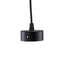 CHLOE SLIM MR11 ZWIESZANA BAZA 250V IP20 40x500+1m kabel CZARNY regulowany kąt świecenia SLIP005054