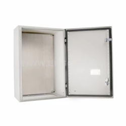Obudowa metalowa 400x400x220mm IP65 z płytą montażową RN 404021 (RAL 7035) R30RS-01011100800