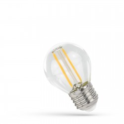 LED KULKA E-27 230V 1W COG WW CLEAR SPECTRUM
