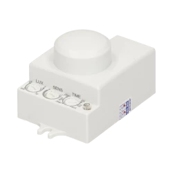 Czujnik ruchu mikrofalowy mini 5.8GHz 120W 360 stopni 3-2000lx biały OR-CR-216