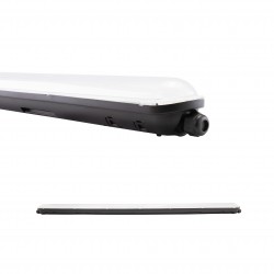 LIMEA GIGANT HERMETYK 1200mm 38W NW 230V 120st IP65 IK09 1190x72x70mm CZARNY