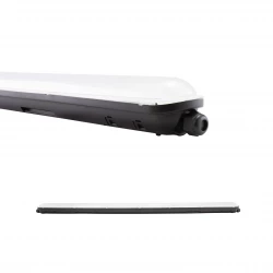 LIMEA GIGANT HERMETYK 1200mm 38W NW 230V 120st IP65 IK09 1190x72x70mm CZARNY