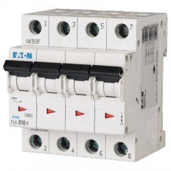 Wyłącznik nadprądowy 4P B 10A 6kA AC PL6-B10/4 166490