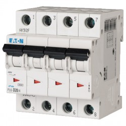 Wyłącznik nadprądowy 4P B 20A 6kA AC PL6-B20/4 166497
