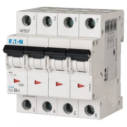 Wyłącznik nadprądowy 4P B 4A 6kA AC PL6-B4/4 166501