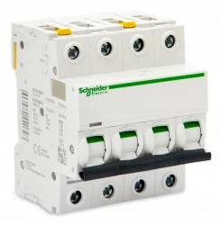Wyłącznik nadprądowy 4P C 32A 10kA AC iC60H-C32-4 A9F07432