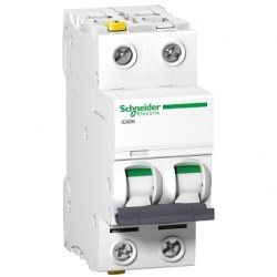 Wyłącznik nadprądowy 2P C 63A 6kA AC iC60N-C63-2 A9F04263