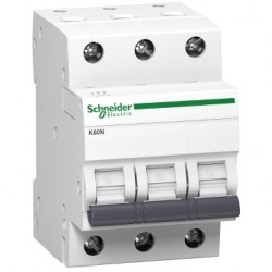 WYŁĄCZNIK NAPRĄDOWY 3P B 6A 6kA AC K60N A9K01306