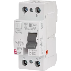 Wyłącznik różnicowoprądowy 2P 32A 0,03A EFI-P2 AC 32/0.03 002061217