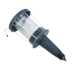 Lampa warsztatowa E27, max.60W, IP20,szklany klosz