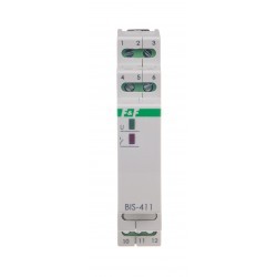 Przekaźnik bistabilny 1P 16A separowany 24V AC/DC Inrush BIS-411i-24V