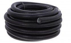 Rura ochronna stalowa (PESZEL METALOWY) pokryta PCV WOT 13 BK czarna E03DK-10030102401 (50m.)
