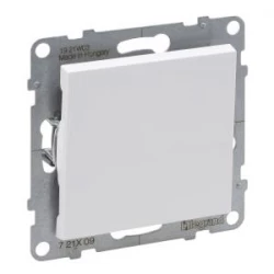 SUNO2 Przycisk pojedynczy biały 6A 250V zaciski automatyczne 721109