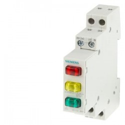 Lampka modułowa czerwona/żółta/zielona 230V 5TE5803