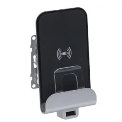 SUNO2 Ładowarka indukcyjna + USB Typ A biały 721134