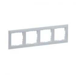 SUNO2 Ramka czterokrotna aluminium 721514