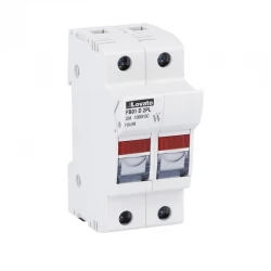 Podstawa bezpiecznikowa DC z sygnalizacją PV 2P 32A 1000V 10x38mm FB01D2PL