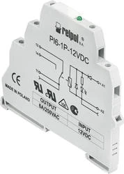 Przekaźnik interfejsowy 6,2mm 1P 6A 230V AC/DC, filtr AgSnO2 PI6-1P-230VAC/DC-10 (SZARE) 855362